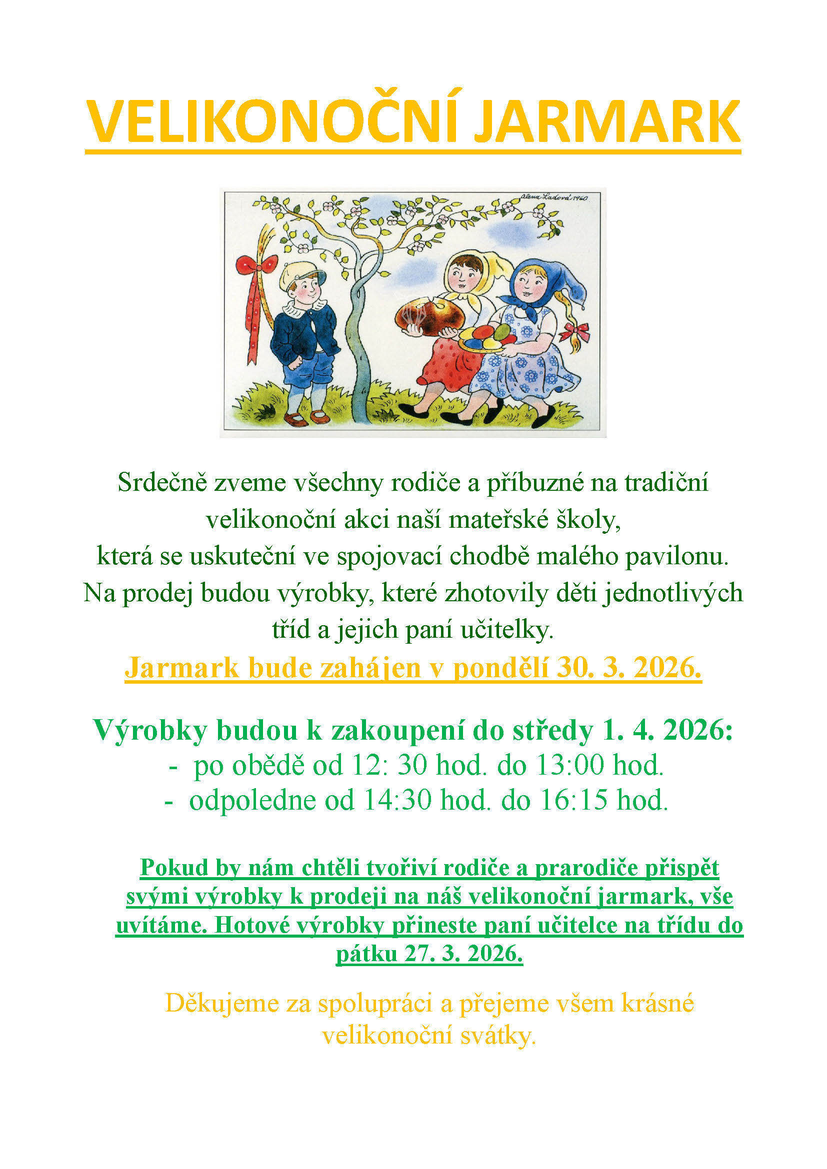 Velikonoční jarmark